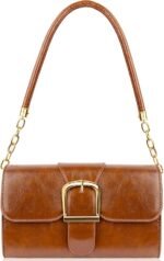 Shoulder Bag for Women, Cute Soft PU Leather Small Crossbody Purses Handbags, Trendy Underarm Bag Tote Purses for Women - Image 2