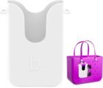 Silicone Phone Holder for Bogg Bags, Compatible Phone Case Attachment & Similar Beach Tote Bag Accessory – Ideal Holder for Bogg, White - Image 2