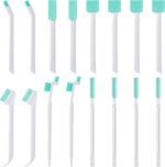 Small Cleaning Brushes for Small Spaces, Tiny Household Cleaning Supplies Tools, Mini Crevice Cleaning Brush Scrub Narrow Corner Nook Track Grooves Bathroom Kitchen Home Detailing, 16 Pcs - Image 2