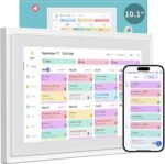 Smart Digital Calendar, 10.1" HD Smart Touch Screen Home Interactive Electron Calender WiFi Planner,Meal Schedule, Duty Chart,Achievement Rewards- Built-in Digital Photo Frame Function - Image 2