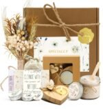 Spa Gifts for Women - Valentines Day Gifts for Her, Natural Themed Self Care Kit, Birthday Anniversary Care Package Ideas for Wife Girlfriend Mom from Daughter Husband Friend, 8PCS Items - Image 2