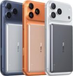 TORRAS MiniMag Power Bank, Ultra Slim 5,000mAh Wireless Portable Charger with USB-C Cable, Fast Charging iPhone Air Magnetic Battery Pack, Compatible for iPhone 17/16/15/14/13/12, Glacier Gray - Image 2