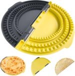 Tortilla Crimper and Sealer, 3-in-1 Multi-Size Pastry Crimper for Pie Crust, Empanada, Quesadilla, Tacos, Hand Pie Maker - 10”, 8”, 6” Molds | BPA-Free, Detachable, Dishwasher Safe Kitchen Gadget - Image 2