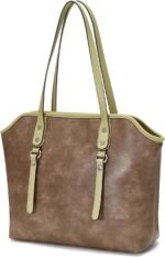 Tote Bag for Women,Large Capacity Tote Purses for Women,Vegan Leather Daily Travel Work Beach Shoulder Bags - Image 2