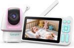 Video Baby Monitor, 2000ft Long Range, Enhanced Signal Stability, No WiFi, 5" HD Screen, 5000mAh, 1080p Camera, Super Clear Night Vision, Pan-Tilt-Zoom, 2-Way Audio, AI Cry & Motion Alarm - Image 2
