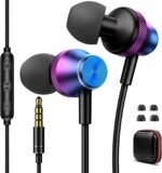 Wired Earbuds With Microphone 3.5mm Jack Earphones for iPhone iPad iPod Chromebook Laptop School,Corded Headphones Noise Cancelling Earbuds for Moto G Galaxy A25 A15 A14 S10 Switch MP3/4 PC Computer - Image 2