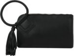 Womens Clutch Purse Wristlet Wallet Evening w/Hand Strap Casual Formal Vegan Leather - Metro Muse - Image 2