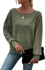 Womens Long Sleeve Shirts Crewneck Tunic Tops Pullover Sweaters Business Casual Blouses Fall Fashion 2025 - Image 2
