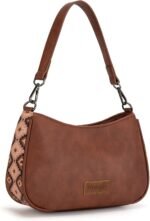 Wrangler Western Shoulder Bag for Women Small Purse Aztec Hobo Bag HandBag with Detachable Strap - Image 2