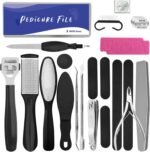 XMOSNZ Pedicure Kit Professional Pedicure Tools Set, Stainless Steel Foot Care Tools Foot File Rasp Foot Foot Spa for Men Women Gift - Image 2