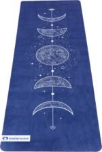 Yoga Mat With Strap 5mm Non Slip Suede & TPE - Eco-Friendly Fitness & Exercise Mat for Home Gym, Pilates, Hot Yoga, and Meditation - Lightweight Durable 72 x 24 inch Workout Mat for Women, Men - Image 2