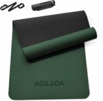 Yoga Mat,Non-Slip TPE Exercise Mat(1/4 Inch) for Pilates, Fitness & Barefoot Workouts, Home Gym Studio with Strap & Bag - Image 2