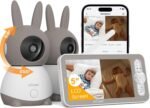 ieGeek 2K Split-Screen Baby Monitor, 5" Audio Baby Monitor with 2 Cameras, WiFi Smartphone Video Dual Camera, Night Vision, Motion & Cry Detection, Two Way Talk Temper &Humidity Sensor - Image 2