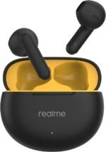 realme Buds T01 Truly Wireless in-Ear Earbuds with AI ENC for Calls, 13mm Dynamic Driver, Upto 28Hrs Battery, 88mm Latency, Bluetooth V5.4 & Google Fast Pair - (Black) - Image 2