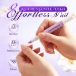 2-in-1 Cuticle Pusher & Oil Pen, 2026 New Cuticle Oil Pusher Pen, Portable Nail Care Pen Instant Cuticle Remover Tools for Dry Damaged Nails Hangnails Moisturizes Brightens (1 PCS) - Image 4