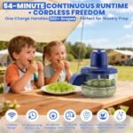 Automatic Fruit Peeling Machine-Electric Fruit Peeler for Green Grape Peeler & Cherry Tomato Skin Removal,Compact Fruit Peeler for Small Round Fruits,Smart Kitchen Tool for Home Chefs, Jam Making - Image 3