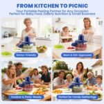 Automatic Fruit Peeling Machine-Electric Fruit Peeler for Green Grape Peeler & Cherry Tomato Skin Removal,Compact Fruit Peeler for Small Round Fruits,Smart Kitchen Tool for Home Chefs, Jam Making - Image 7