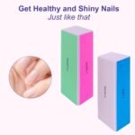4 Way Nail Buffer Block (4 Pcs), Nail Shine Buffers Blocks Files for Natural and Acrylic Nails Smoother Buffing Block Polisher Fingernail File Buffer 120/240/600/3000 Grit for Buffing Shinning - Image 4