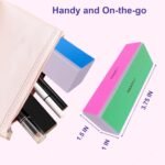 4 Way Nail Buffer Block (4 Pcs), Nail Shine Buffers Blocks Files for Natural and Acrylic Nails Smoother Buffing Block Polisher Fingernail File Buffer 120/240/600/3000 Grit for Buffing Shinning - Image 6