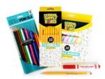 Back to School Supply Box Grades K-5 - School Supply Boxes - 32 Piece School Supplies Kit Includes Markers, Crayons, Pencils, Scissors, Folders, Glue Sticks, Notebook, and Composition Book - Image 4