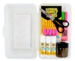 Back to School Supply Box Grades K-5 - School Supply Boxes - 32 Piece School Supplies Kit Includes Markers, Crayons, Pencils, Scissors, Folders, Glue Sticks, Notebook, and Composition Book - Image 5