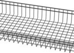 TRINITY 5-Tier Commercial Wire Shelving Rack With Baskets And Wheels, NSF Certified, 36" x 14" x 72", Black - Image 6