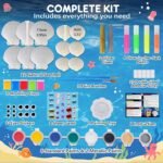 EPUMP Sea Shell Painting Kit for Kids - Glow in the Dark Beach Toys and Summer Crafts, Arts and Crafts Kit Creative DIY Indoor Outdoor Activity Toy Birthday Gift for Boys Girls Age 6 7 8 9 10 11 12+ - Image 6