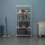 5-Tier Adjustable Wire Shelving with Wheels, Wire Shelf Rack for Kitchen Organization, Garage Storage, 400 to 2000 Pound Capacity, NSF Certified, 36” x 18” x 72”, EcoStorage Chrome - Image 3