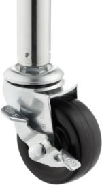 5-Tier Adjustable Wire Shelving with Wheels, Wire Shelf Rack for Kitchen Organization, Garage Storage, 400 to 2000 Pound Capacity, NSF Certified, 36” x 18” x 72”, EcoStorage Chrome - Image 4