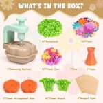 Scvcid DIY Art Flower Toys Include Extra Accessories Set, Arts and Crafts Activity Kit for Kids Ages 3-12, Fabric Bouquet Craft for Toddler, Birthday Gifts for 3 4 5 6 7 8 9 10 11 12 Year Old Girls - Image 4