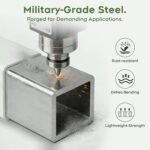 Under Sink Organizer, 2 Pack Cabinet Organizer for Kitchen, Height Adjustable Pull Out Heavy Duty 2 Tier Metal Under Sink Storage for Bathroom Pantry (White, 2 Pack) - Image 5