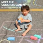 JOYIN 12 PCS Jumbo Sidewalk Chalk with 6 Colors, Washable Sidewalk Chalk for Kids, Non-Toxic School Supplies, Outdoor Games, Playground Accessories - Image 7