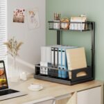 Under Sink Organizer, 2 Pack Cabinet Organizer for Kitchen, Height Adjustable Pull Out Heavy Duty 2 Tier Metal Under Sink Storage for Bathroom Pantry (Black, 2 Pack) - Image 7