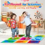 Sensory Floor Tiles: Liquid Play Mats Sensory Pads for Kids Toddlers, 9PCS Autism Sensory Toys, 12"x12" Lava Tiles for Dancing Learning, Special Education Classroom Must Haves, Gross Motor Development - Image 4