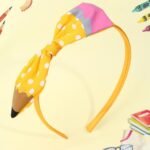 ZEYER Back to School Headbands Yellow Pencil Headbands Cute Hair Band School Hair Accessories for Girls Women Non Slip Headbands First Day of School Decor 1 PCS - Image 3