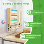 MSJGA Magnetic Food Bag Storage Organizer for Drawer or Refrigerator, Compatible with Gallon,Quart, Sandwich, Snack & Variety Size Bags - Image 3
