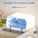 Yofuly Sterilizer for Esthetician, 12L Double-layer Large Sterilizer for Nail Tools, Multi-Functional Nail Cleaner Box, Large Capacity Cleaning Cabinet for Home Use, Barbers, Beauty Salons, and Spas - Image 4