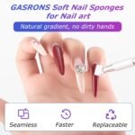 Soft Nail Sponges（150PCS）, Reusable Nail sponges,Nail DIY sponges, Nail Art sponges, 1PCS Grabbing Pen and Nail Brush Professional Accessories Manicure Salon Supplies - Image 5
