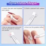 Soft Nail Sponges（150PCS）, Reusable Nail sponges,Nail DIY sponges, Nail Art sponges, 1PCS Grabbing Pen and Nail Brush Professional Accessories Manicure Salon Supplies - Image 7