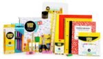 Back to School Supply Box Grades K-5 - School Supply Boxes - 32 Piece School Supplies Kit Includes Markers, Crayons, Pencils, Scissors, Folders, Glue Sticks, Notebook, and Composition Book - Image 2
