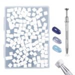 Soft Nail Sponges（150PCS）, Reusable Nail sponges,Nail DIY sponges, Nail Art sponges, 1PCS Grabbing Pen and Nail Brush Professional Accessories Manicure Salon Supplies - Image 2