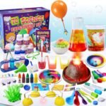 UNGLINGA 70 Lab Experiments Science Kits for Kids Educational Scientist Toys Birthday Gifts Idea for Girls Boys, Chemistry Set, Erupting Volcano, Fruit Circuits, S.T.E.M Activities Science Project - Image 2