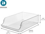 iDesign Water Bottle Organizer for Fridge or Pantry - Clear - Made in USA - Image 5