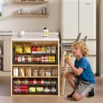 2-Pack Stackable Can Organizer for Pantry Shelf, Adjustable Extra-Long Rolling Can Rack for Kitchen Cupboard Storage, Sturdy Standing Can Holder for Canned Food Goods Soda up to 128, 2 Tier, Black - Image 6