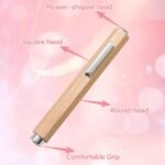 4Pcs Magnetic Tools for Cat Eye Gel Nail Polish, Professional 3 IN 1 Nail Art Tool for Creating Floral, Round, and Square Designs with Magnetic Gel Polish, Includes Y-Bar and 2Pcs Heart Guide - Image 7