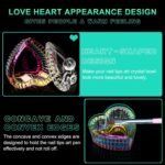 AORAEM 2PCS Nails Tips Art Dappen Dish with Lid Acrylic Liquid Powder Dappen Monomer Dish Glass Crystal Cup Glassware Tools for Professional Use and Home Use - Image 4