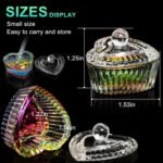 AORAEM 2PCS Nails Tips Art Dappen Dish with Lid Acrylic Liquid Powder Dappen Monomer Dish Glass Crystal Cup Glassware Tools for Professional Use and Home Use - Image 6