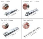Manicure Set Professional Nail Clippers Kit Pedicure Care Tools- Stainless Steel Women Grooming Kit 12Pcs for Travel or Home (Gold) - Image 6