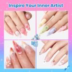 Beetles 3D Gel Nail Art Kit-1oz Clear Solid Builder Nail Gel,5 in 1 Non-Sticky Hand Sculpting Building 3D Nails with Sculpting Pen for Beginner DIY UV Nails Salon at Home,Crystal Orb Gifts for Women - Image 5
