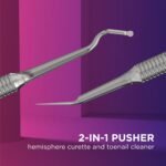 Staleks Pro Expert 20 Pedicure Curette Type 1 – Hemisphere Curette and Toenail Cleaner – Stainless Steel – for Professional Pedicure - Image 5